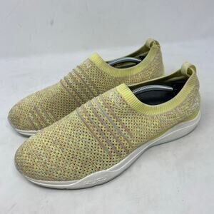 KURU Yellow Stride Slip-On Sneaker Shoes Womens Size 11